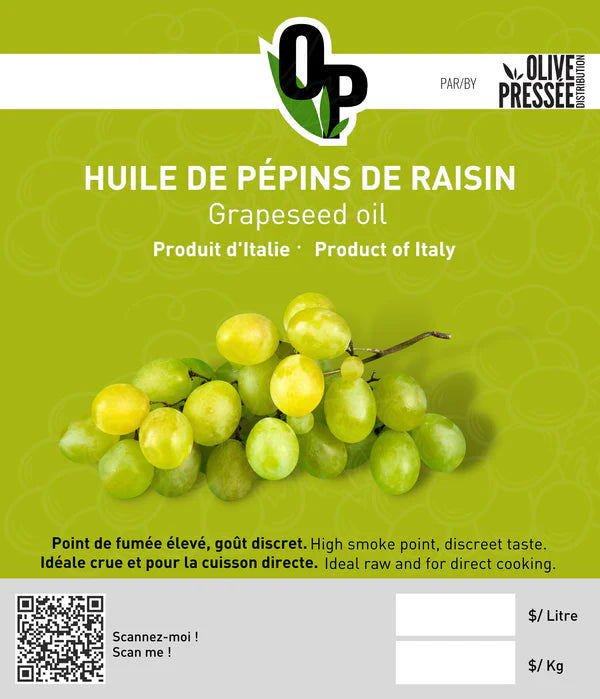 OP0009 - Huile de pépins de raisin