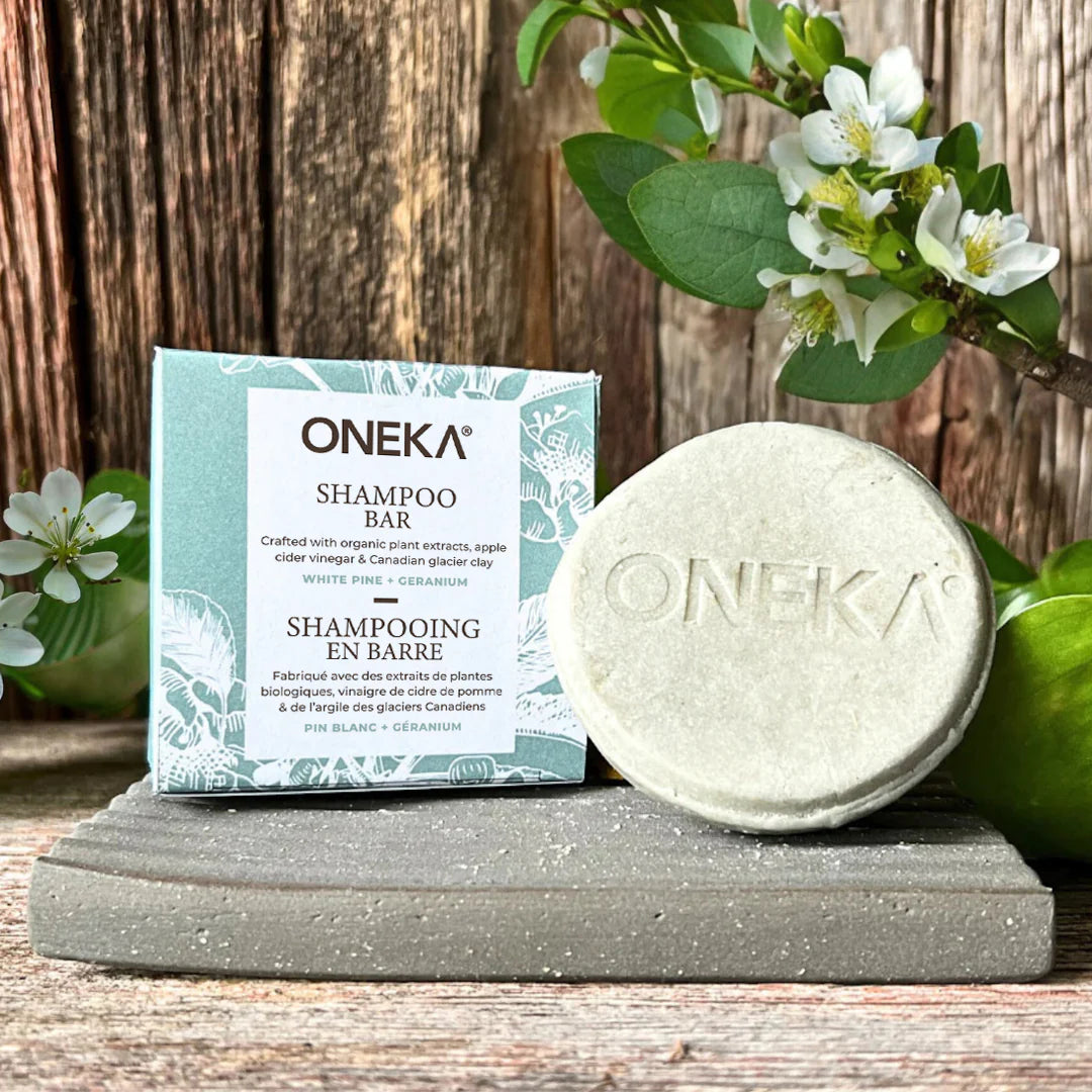 ONE0201 - Shampoing en barre - pin blanc et géranium