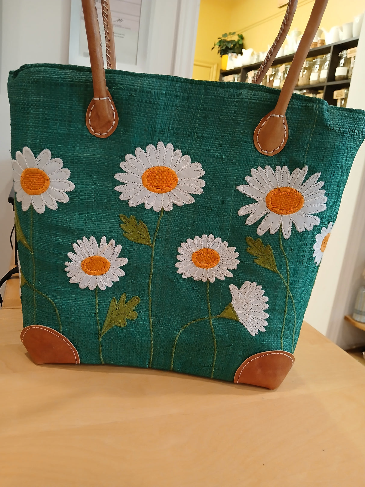 PAN0107 - Sac-panier 'Marguerites'
