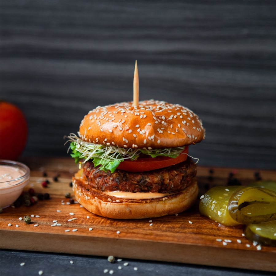 POT0981 - Tout en pot - Burger végé féta betteraves
