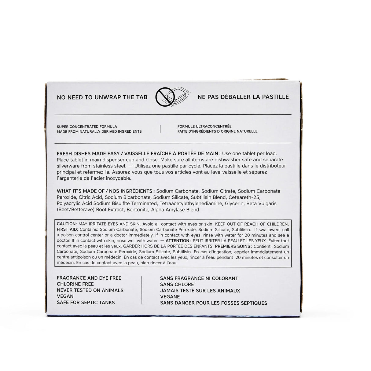 BIO0001 - Pastille pour lave-vaisselle