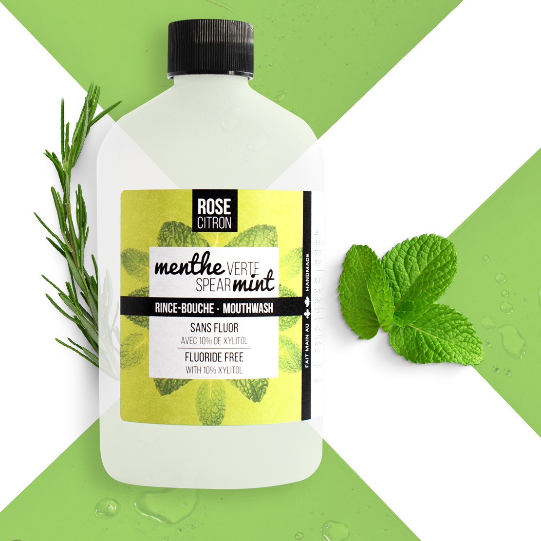 ROS0070 - VRAC - Rince-bouche - menthe verte - /100 ml