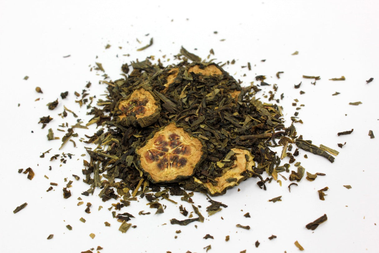 FUJ0040 - Thé vert concombre & melon - $ / 100g