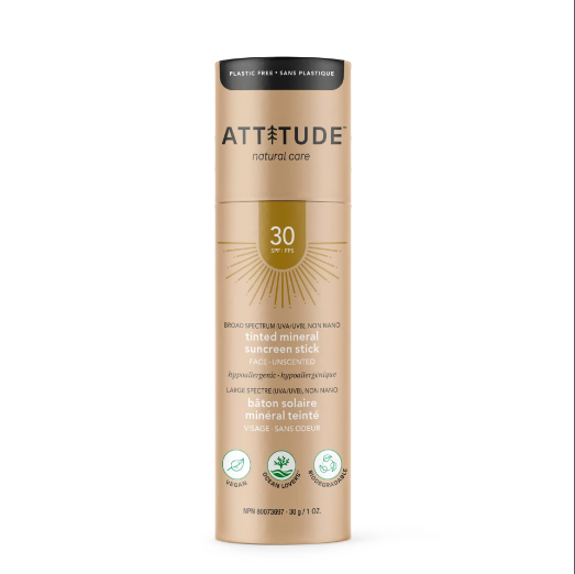 ATT6041 - Bâton solaire minéral teinté visage - FPS 30