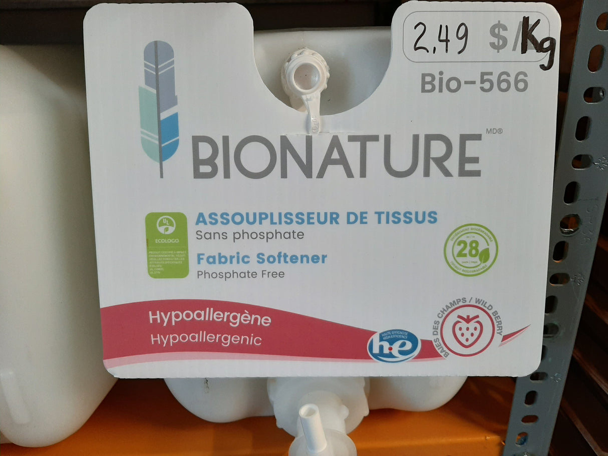 BIO746 - VRAC/BULK - Assouplisseur de tissus /Fabric Softener - Agrumes - $ / 100g
