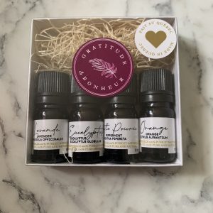 GRA0008 - Coffret de 4 huiles essentielles