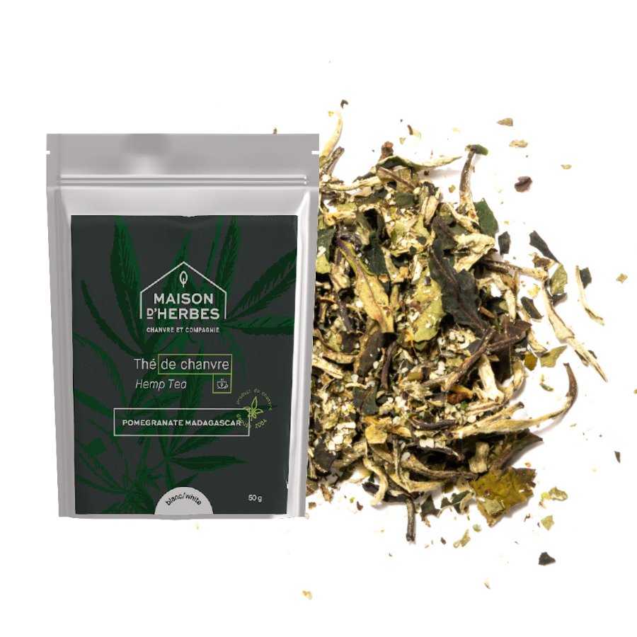 MAI6173 - Thé blanc au chanvre - Pomegranate de Madagascar - $ / 100g