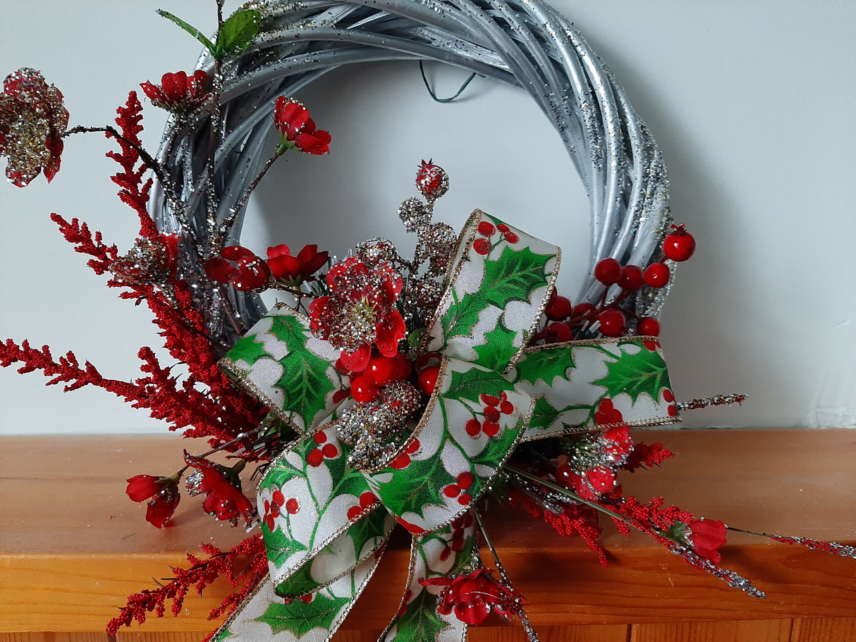 DÉCO-N - Couronne de Noël - feuilles de gui