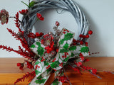DÉCO-N - Couronne de Noël - feuilles de gui