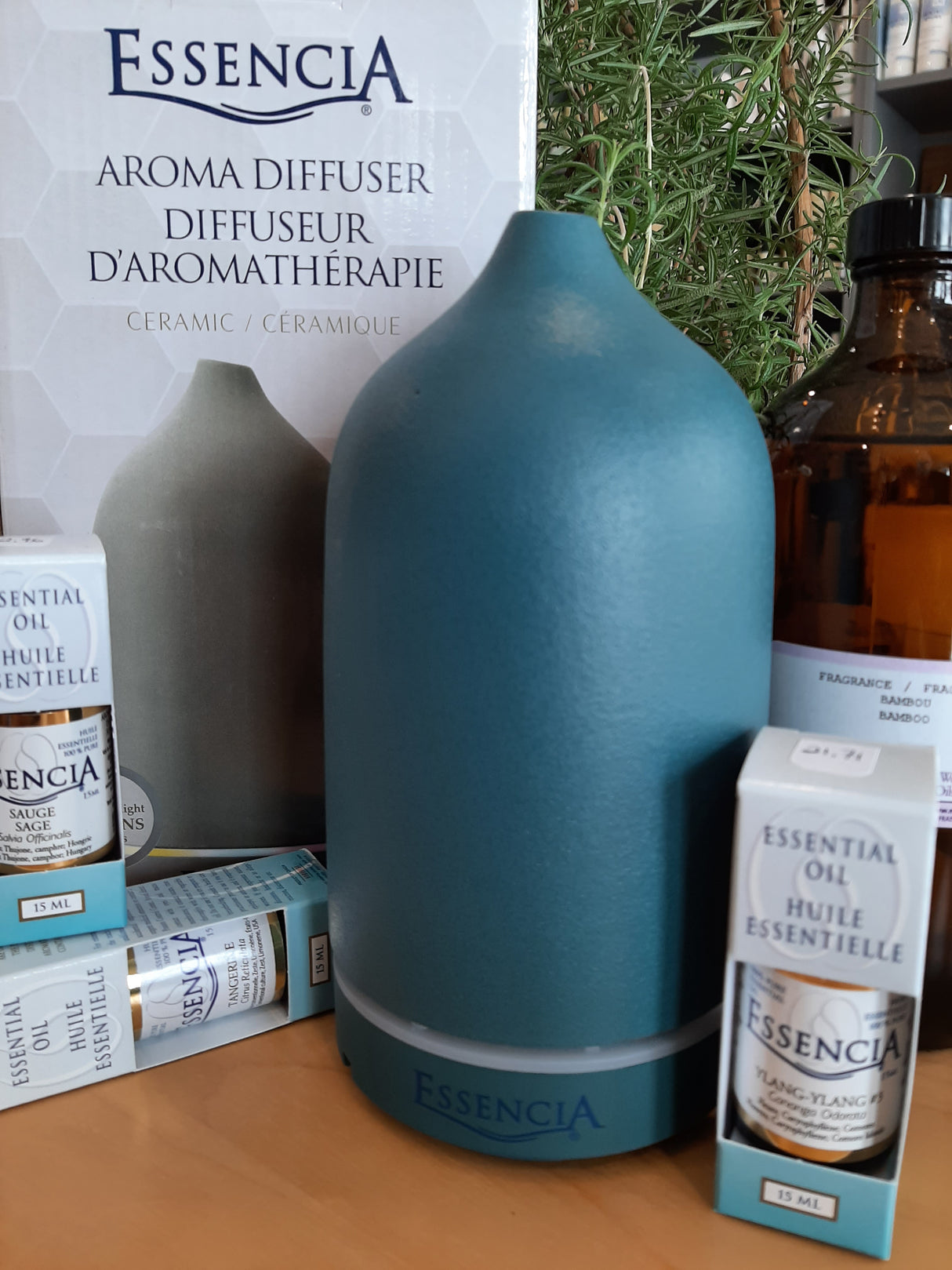 ESS6218 - Diffuseur d’aromathérapie  en céramique - Charcoal