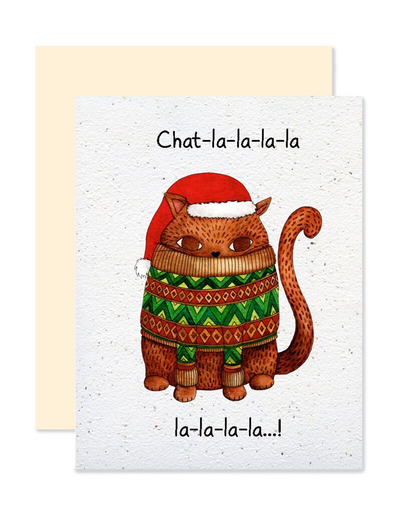 EMM0061 - Plantable greeting card - Cha-la-la