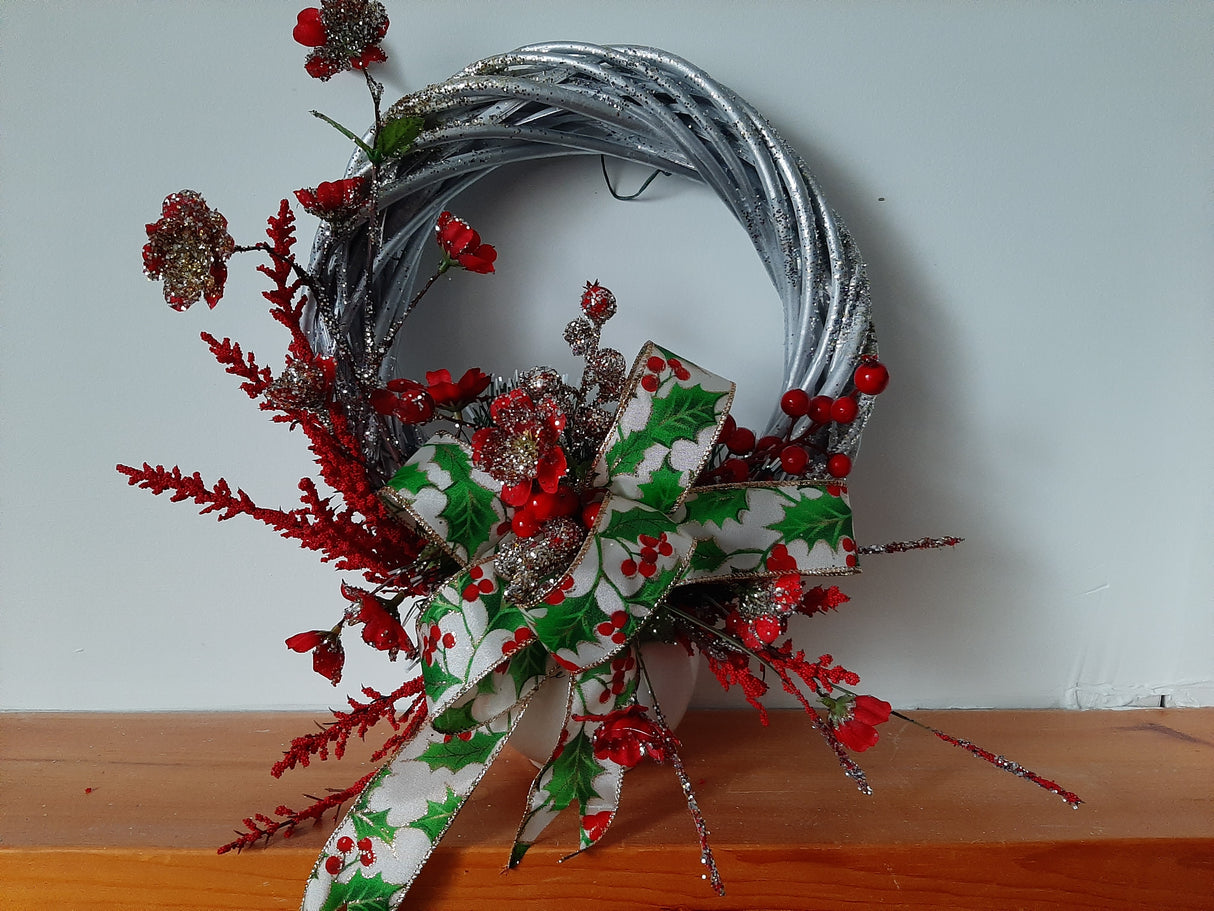DÉCO-N - Couronne de Noël - feuilles de gui
