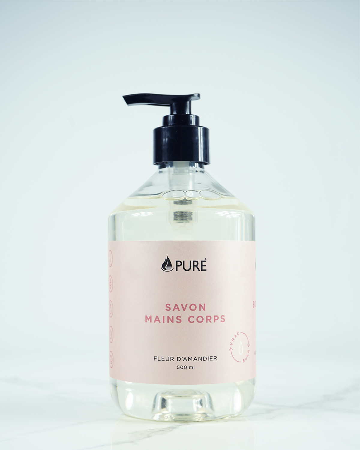 PUR0255 - Savon mains corps - Fleur d'amandier / Almond Blossom