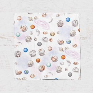 BOC0006 - Couverture en mousseline - univers endormi