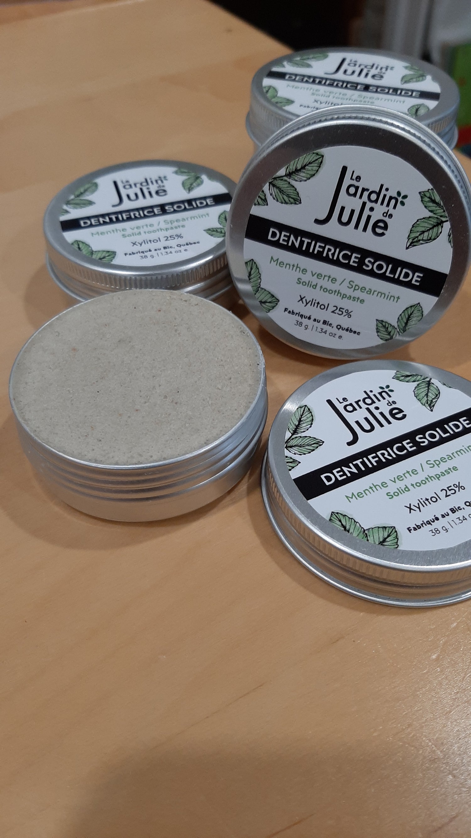 JdJ9425 - Dentifrice solide - menthe verte