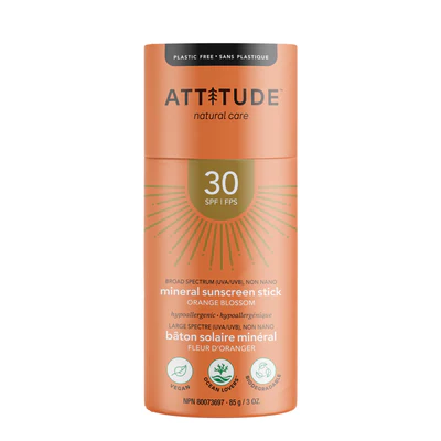 ATT6032 - Bâton solaire minéral - FPS 30 - Fleur d'oranger