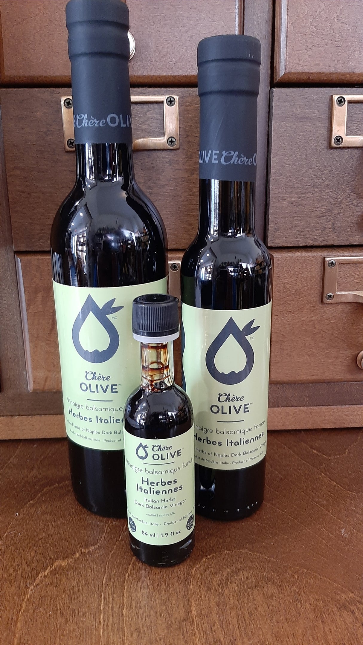 CHE3134 - Vinaigre balsamique foncé - Herbes italiennes