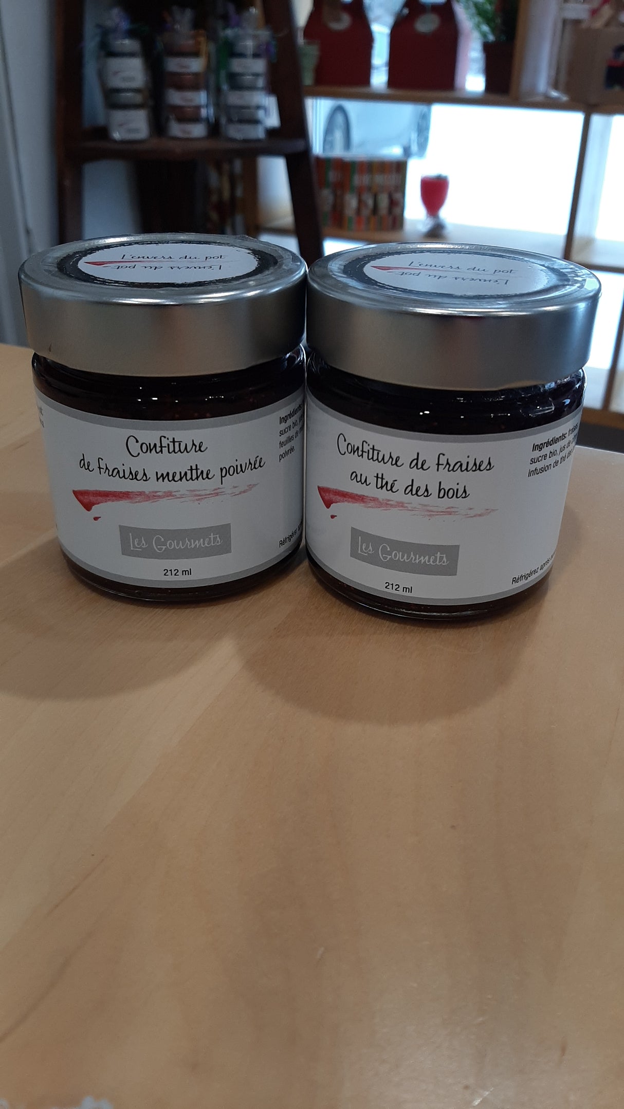 ENS0071 - Ensemble-cadeau -  Duo de confitures de fraises