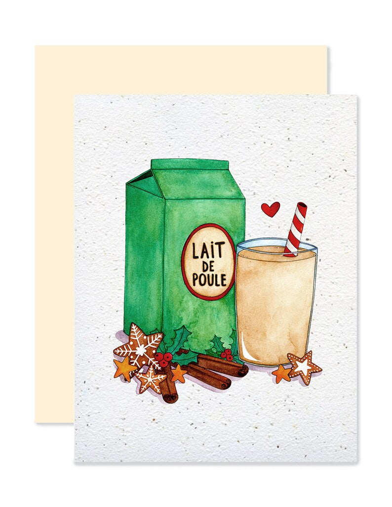 EMM0064 - Plantable greeting card - Eggnog