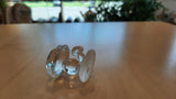 MUS0045 - Duo de champignons en crystal - petit format