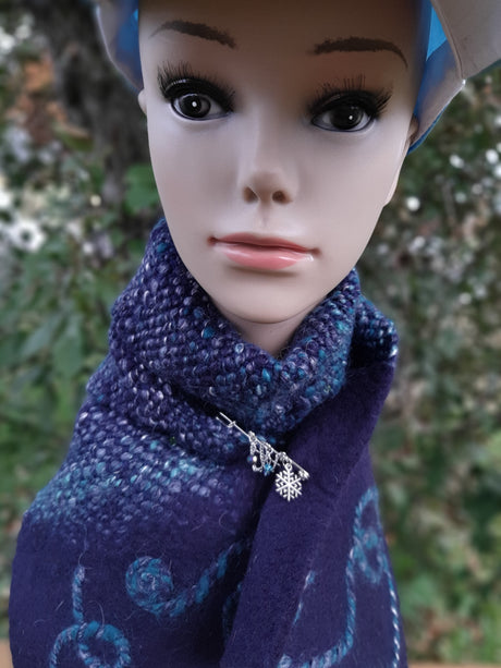 KIF0009 - Kifaijazer - Foulard feutré, tissé