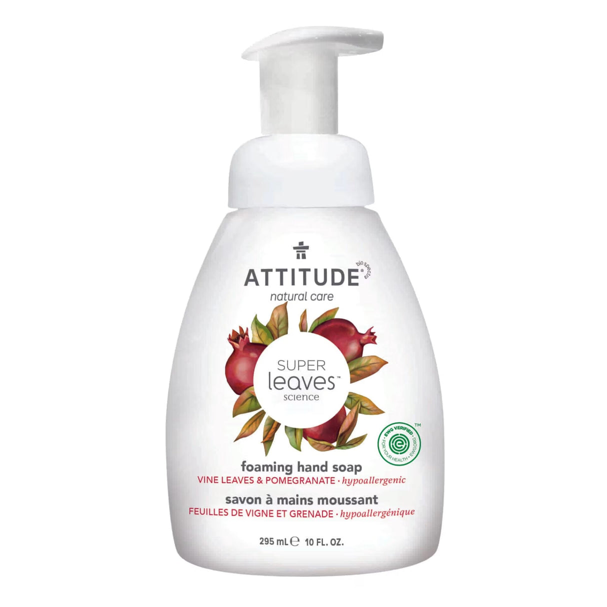 ATT4084 - Savon à mains moussant - Feuilles de vigne et grenade
